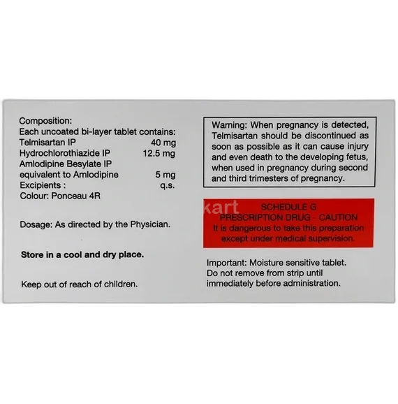 telvas 3d 40mg tablet 10's